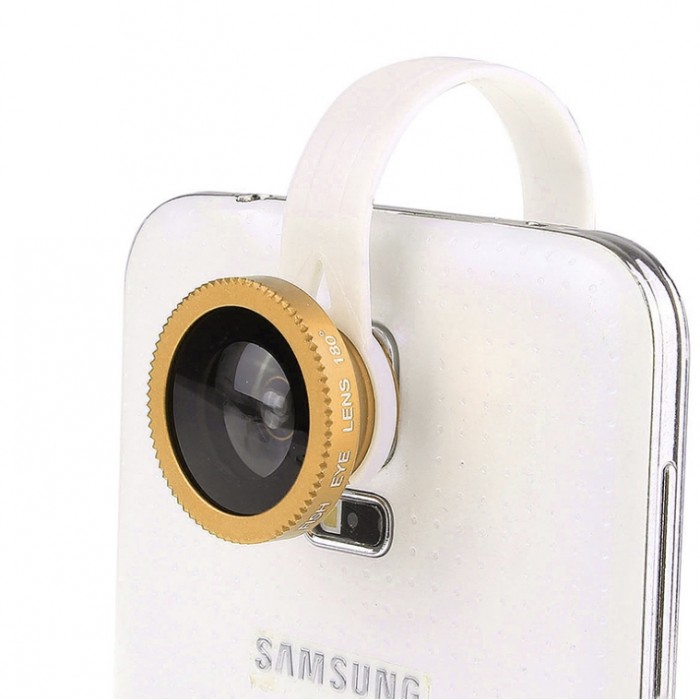 LX-C001 Universal Clip Fish Eye Lens 180 